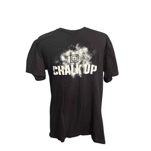 Chalk Up 5.11 Tactical T Shirt Women’s Size Large Black Short Sleeve - Picture 1 of 7
